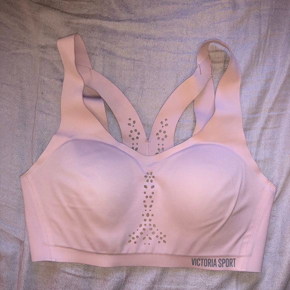 pastel pink sports bra